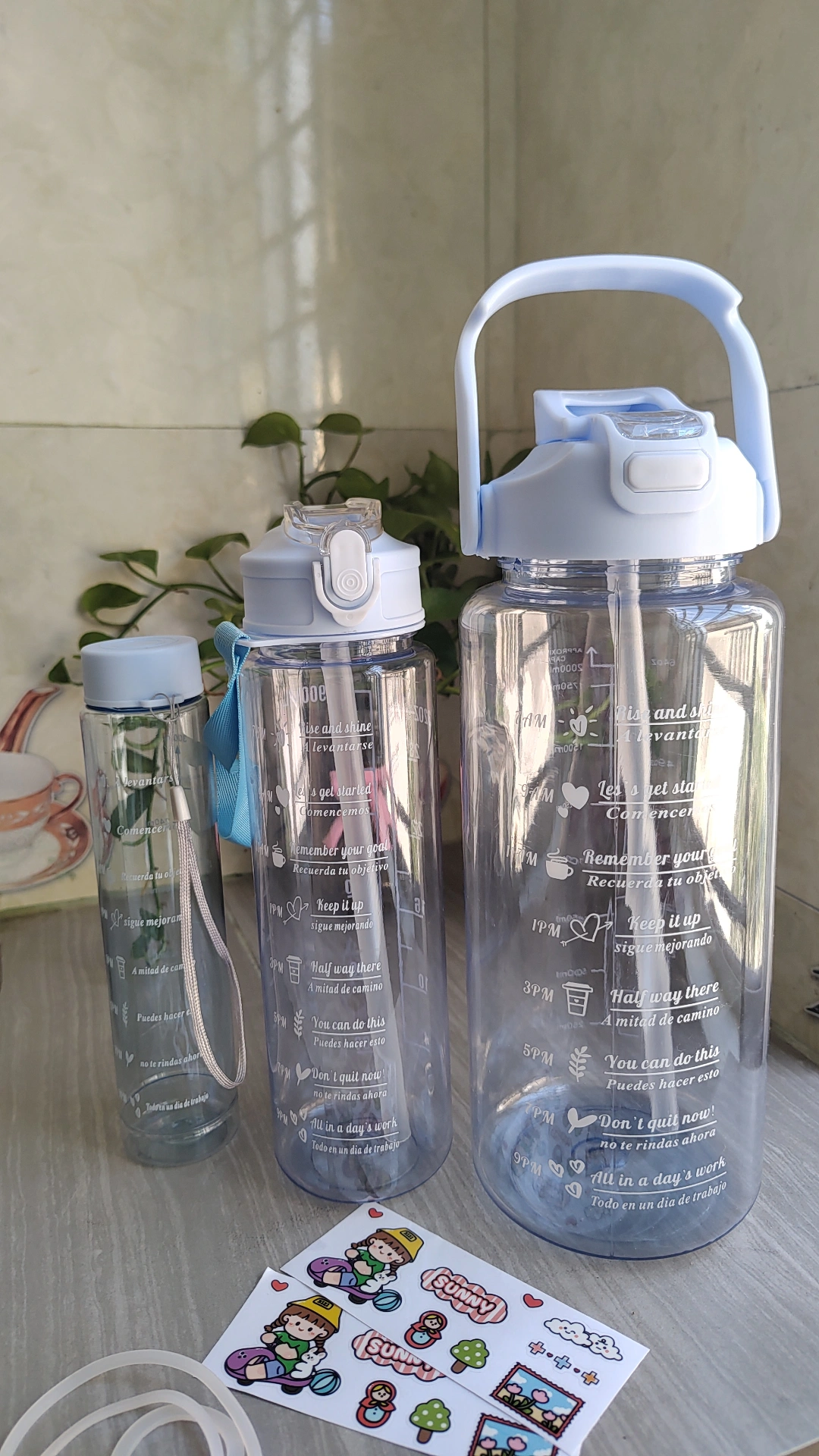 Blue Transparent 3in1 Set - Image 3