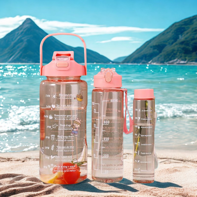 Pink Transparent 3in1 Set