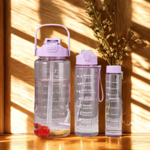 Purple Transparent 3in1 Set