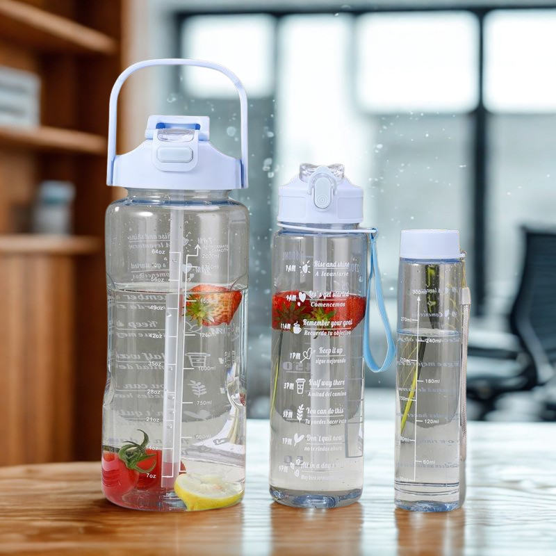 Blue Transparent 3in1 Set