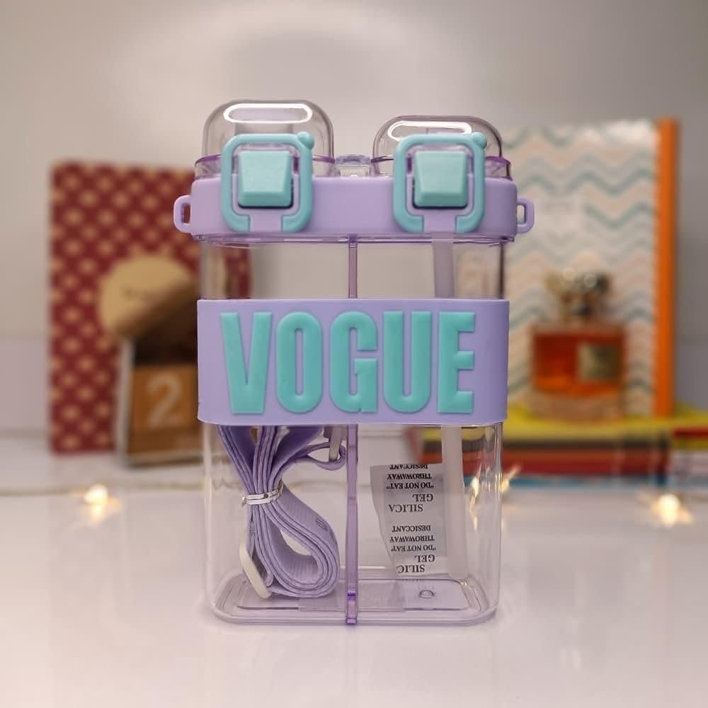 Kids 2in1 Water Bottle – 750ml(Purple) - Image 4